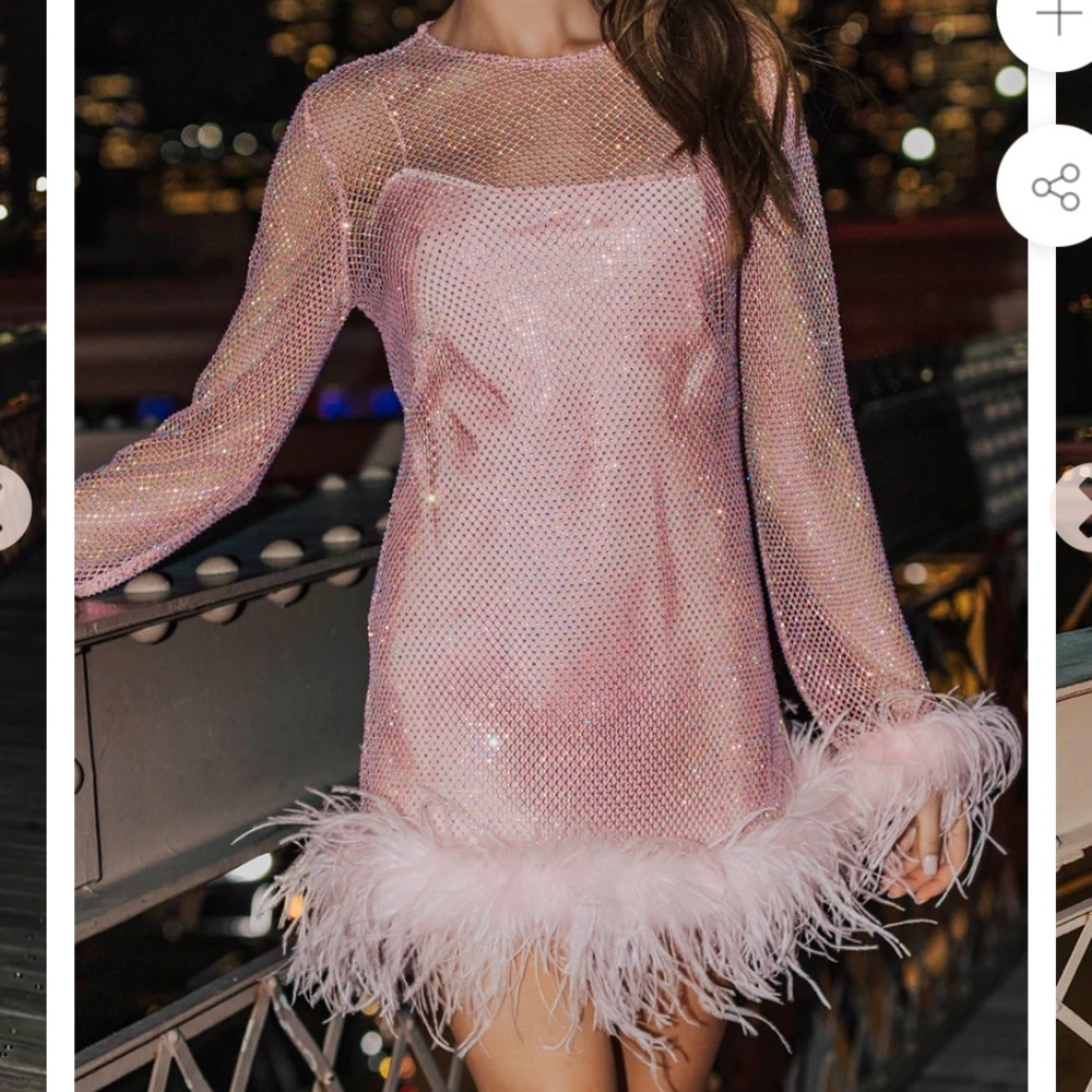 Elegant Pink Evening Dress